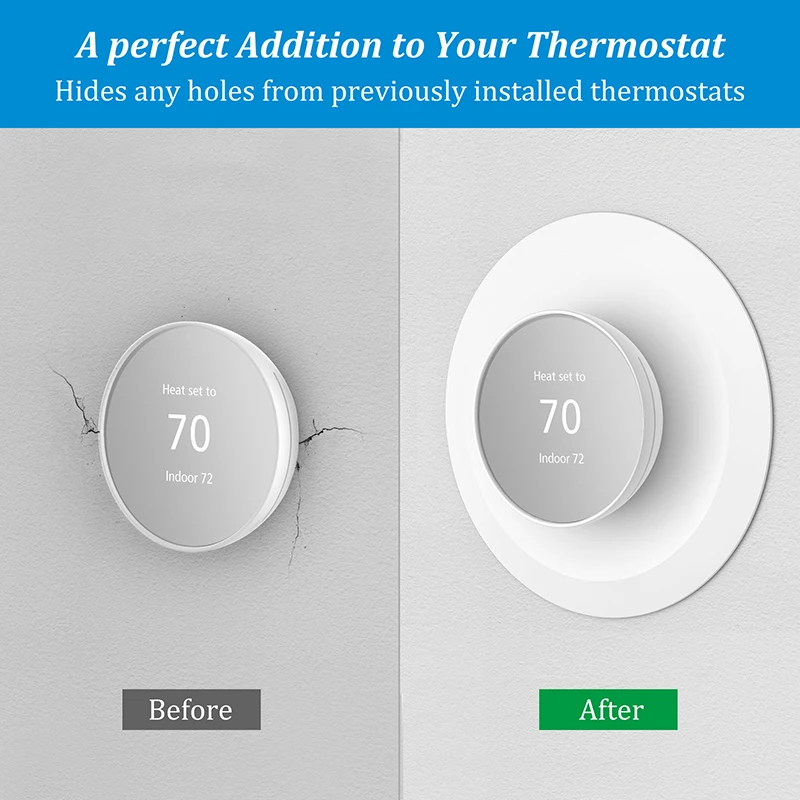 Настенная крышка HomeMount для Google Nest термостат 2020 прочный материал легкая установка