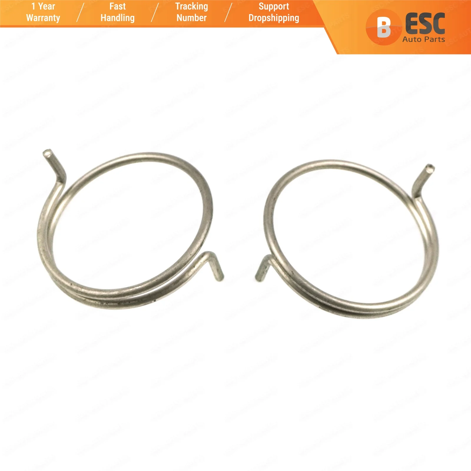 

ESC EDP575 2 Pieces Door Lock Actuator Repair Springs Right Left A1637302335 for Mercedes ML W163 1997-2005 Diameter: 18.8 mm