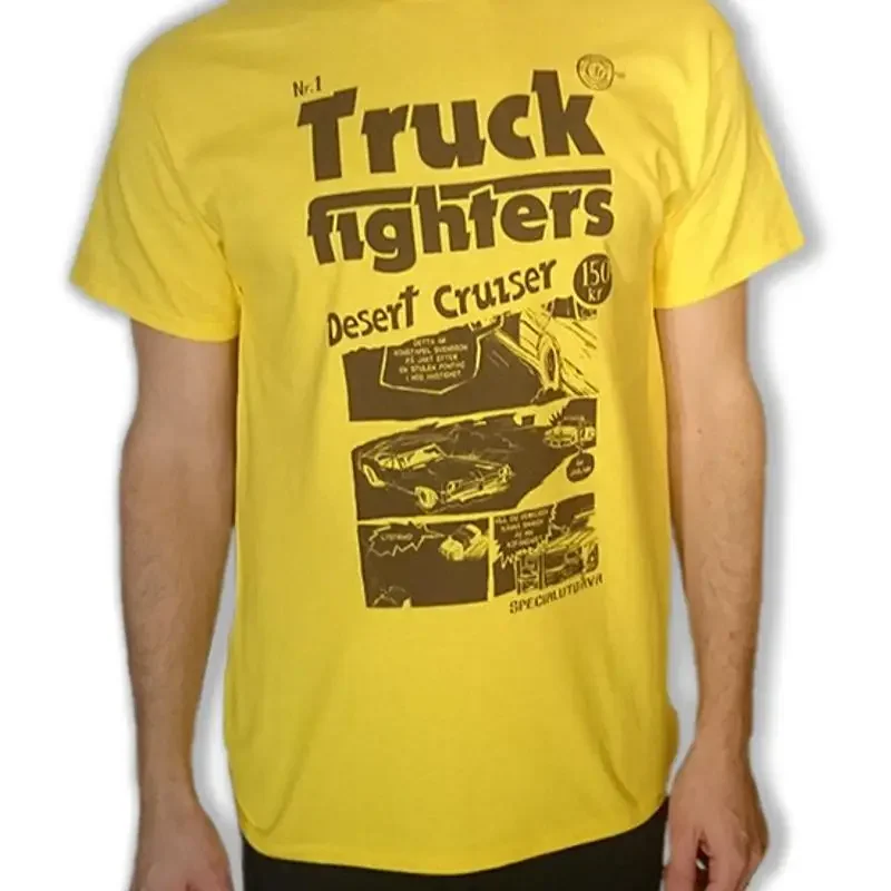 Фото Желтая футболка Truckfighters 'Desert Cruiser' KYUSS FU MANCHU CLUTCH RED FANG №1