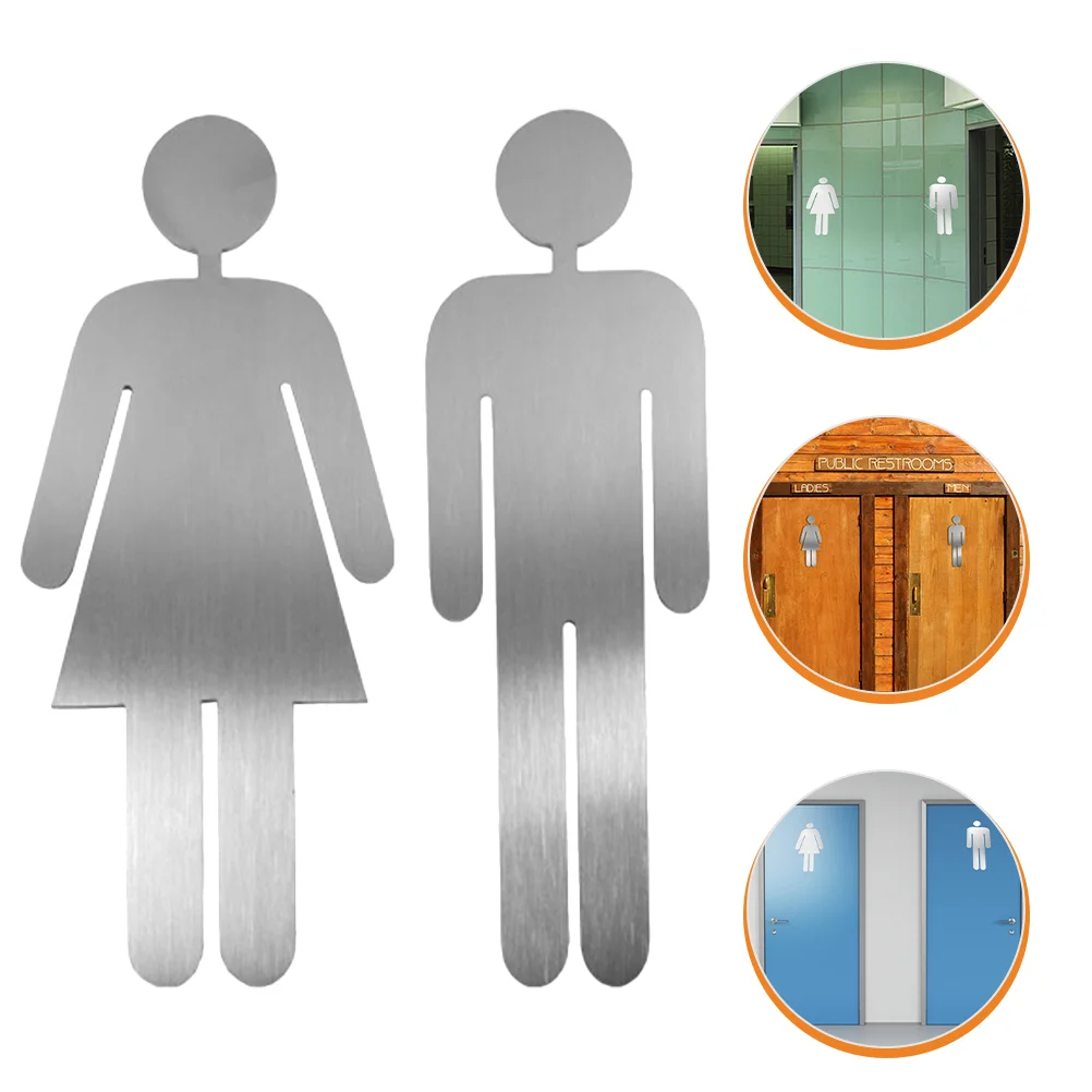 

Sign Bathroom Restroom Signs Toilet Decor Room Women Hands Your Washroom Wash Men Door Unisex Identification His Bath Womens