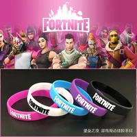 luminous silicone bracelet fortnite theme party decoration birthday bracelet rubber trend toys for adultsteen birthday toy gift