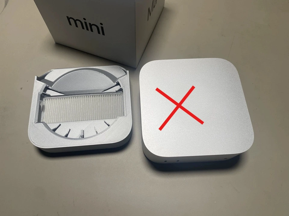 2025 Новый дизайн с 3D-принтом Mac Mini Настольная док-станция поддерживает