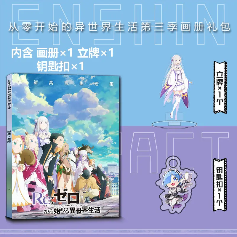 (Fanmade)Китайская игра Re:Zero INFINITY плакат-карта наклейка акриловая подставка картина