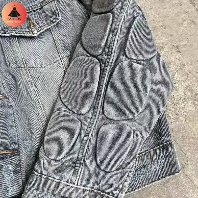 Куртка для мужчин и женщин Heavy Industry YZY с 3D тиснением размер S - XXXL цвет в