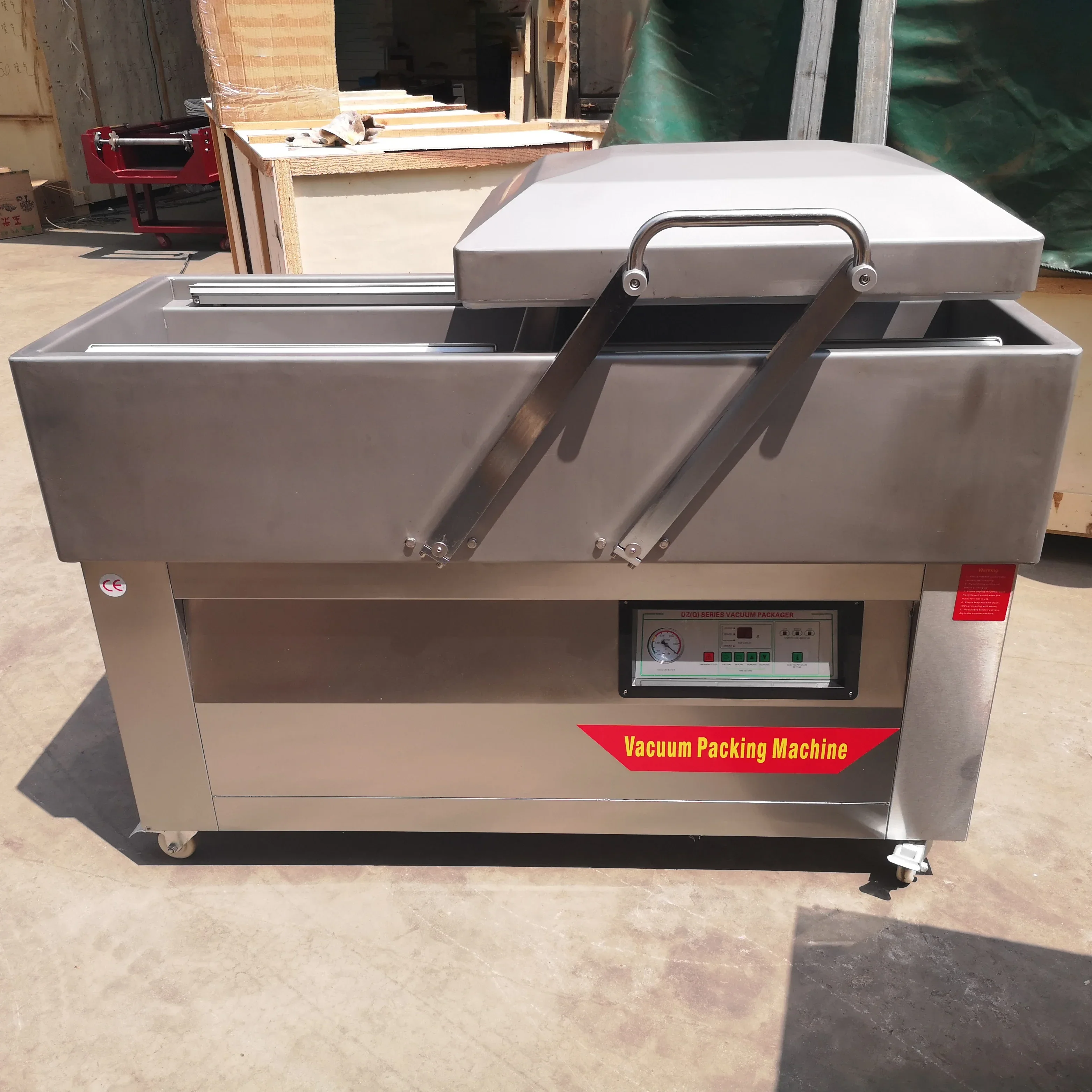 Промышленная двухкамерная вакуумная упаковочная машина Коммерческая для