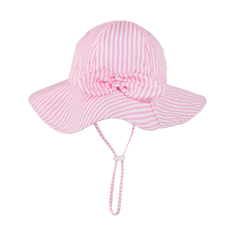 Летняя шляпа для девочек детская Солнцезащитная с большими полями пляжный