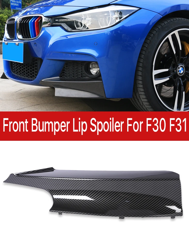 

Carbon Fiber Front Bumper Lip Spoiler M Sport Splitters Kidney Grill Mirror Cover Caps For BMW 3 Series F30 F31 F35 2012-2019