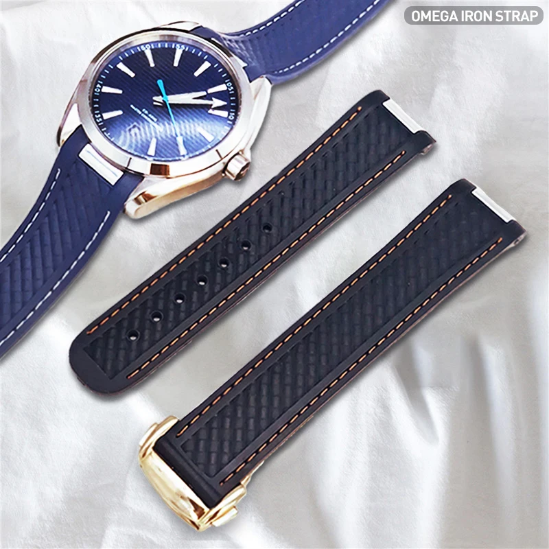 

Ремешок силиконовый для часов Omega, 20 мм, 300, AT150