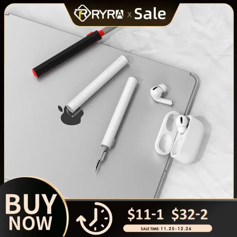 

Новинка, телескопическая ручка для чистки наушников RYRA, чистящий инструмент, чистящий инструмент, Bluetooth зарядный бокс, железная пудра, щетка...