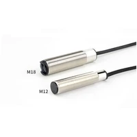 m12 m18 invisible mini infrared laser diffuse reflection photoelectric optoelectric sensor switch npn pnp no nc100mm 200mm 300mm