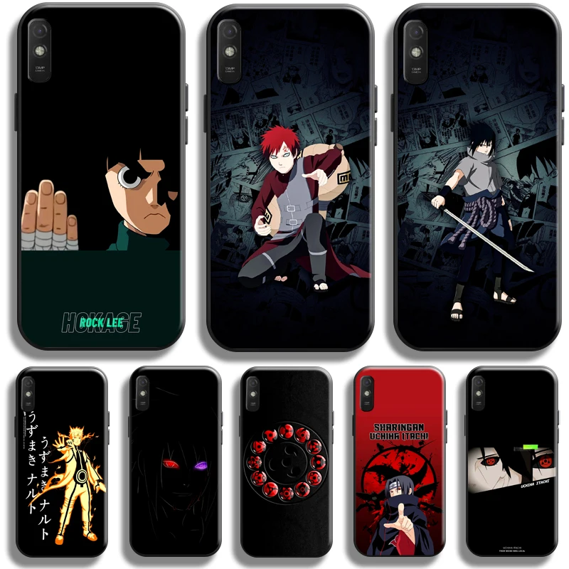 

Anime Uchiha Sasuke Naruto Case For Xiaomi Redmi 9A 9AT Phone Case For Redmi 9A TPU Liquid Silicon Back Carcasa Silicone Cover