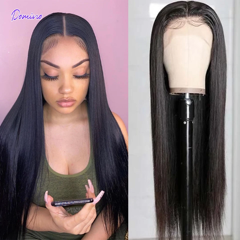 Straight Lace Front Human Hair Wigs 30 Inch Lace Front Human Hair Wigs  For Women Peruvian Remy Human Hair Lace Wig