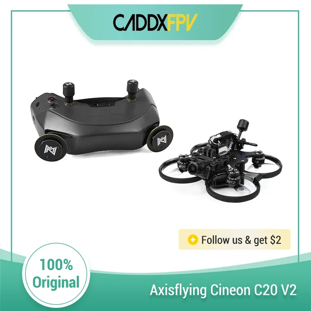 AxisFlying Cineon C20 V2 HD Walksnail Avatar BNF ELRS 2.4G + Goggles