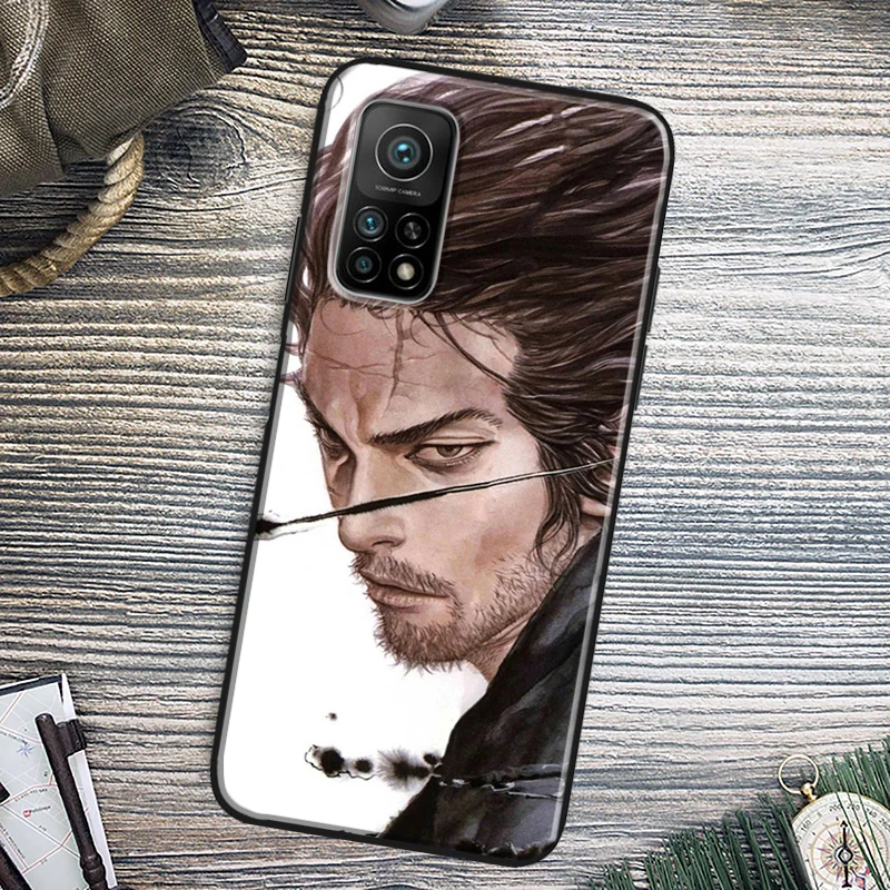 Чехол Vagabond Miyamoto Musashi для Xiaomi Mi 11T Pro, 10T, 11 Lite Ultra, POCO F3, X3 GT, M3, M4 и других.