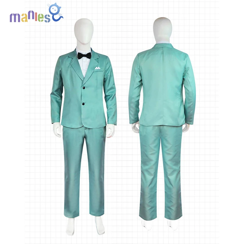 

Костюм для косплея манлес из аниме «бродячие псы», костюм для косплея Mushitarou Oguri, сезон 4, костюм для детективов, зеленая искусственная одежда