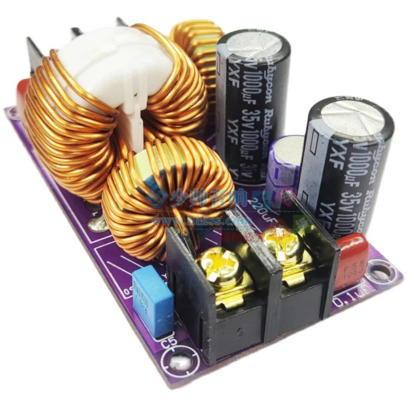 

TeraDak DC LC EMI ElEctromagnEtic Interference Filter EMC FCC Safety Car Audio HigH Frequency