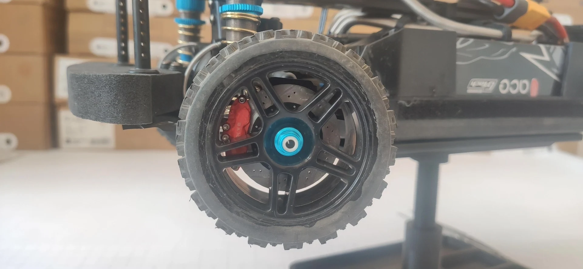 Фото Тормозные суппорты Tamiya XV02 PRO в масштабе 1/10: Комплект для модернизации для ралли и дорожных симуляторов, не требующий разрушительной установки №5