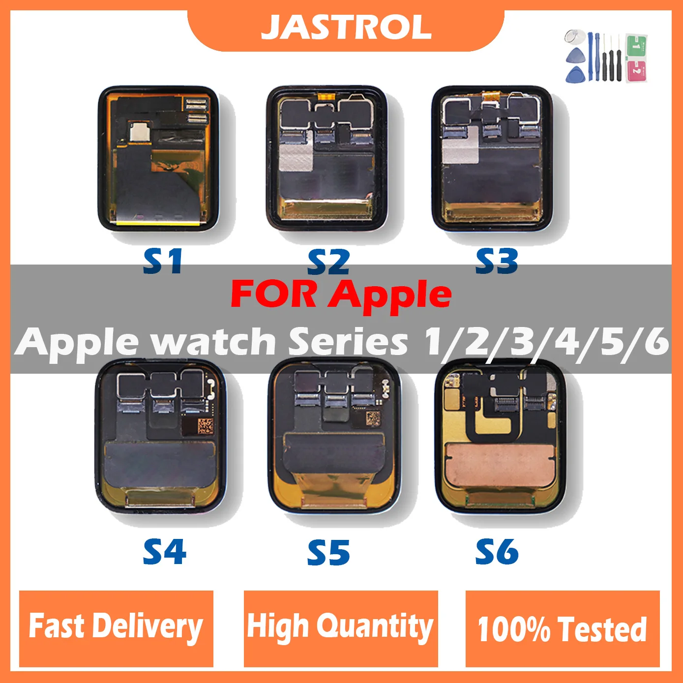 ЖК-дисплей для apple watch Series 1 2 3 4 5 6 7 8 SE SE2 2022, ЖК-дисплей с сенсорным экраном, дигитайзер в сборе для iWatch, замена 40 мм 44 мм