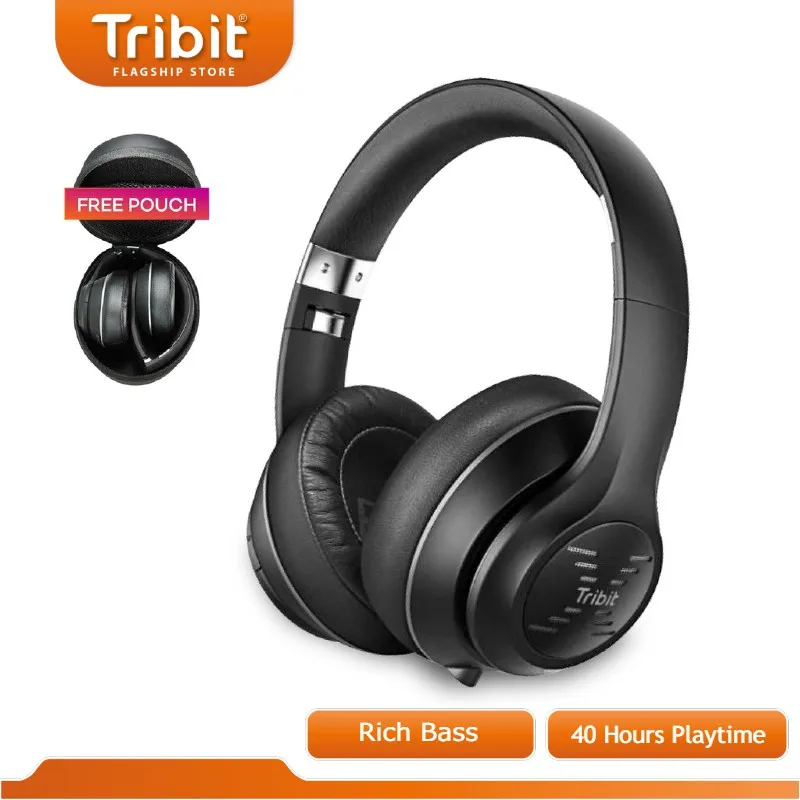 

Tribit XFree Tune Bluetooth Headphones - 40 Hours Playtime, Dual Modes, Rich Bass, Best Headphones CNET