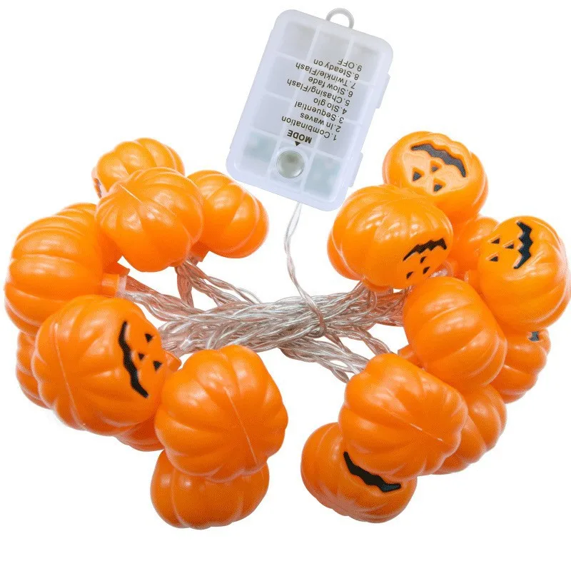 

Lighting Pumpkin String Light Indoor Outdoor Always On/flashing Battery Operated Halloween Lights String Lights