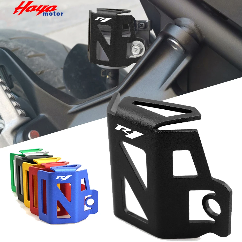 

Для Yamaha YZF-R1 YZF R1 YZFR1 высококачественные аксессуары для мотоциклов Задняя Тормозная жидкость резервуар Защитная крышка масляной крышки