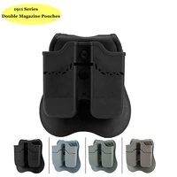 double magazine pouches for colt 1911 pistol gun mag holster case hunting 1911 double magazine carrier holder