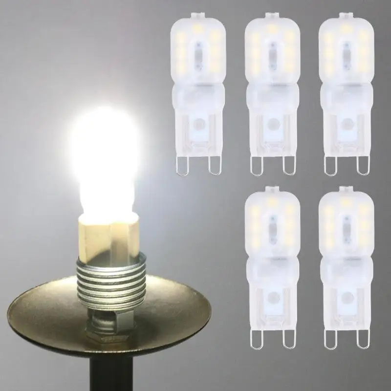

1 PC Mini G9 LED Bulbs 5W Ampoule Led Lamp DC12V AC 220V 110V Corn Lights Replace Halogen Spotlight Chandelier LED Bulbs