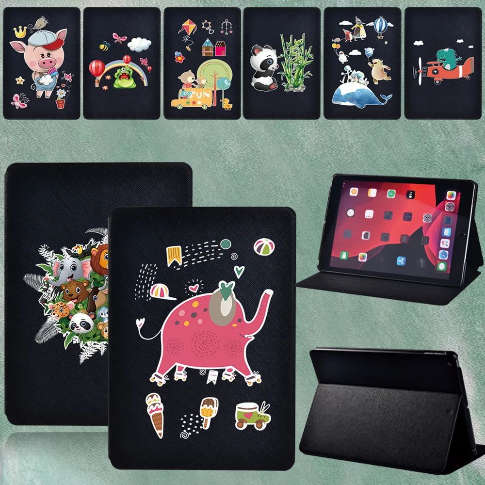 

Tablet Case for Apple IPad 2/3/4 A1460/iPad 5 6 7 8 A2270/IPad Air/Air 2 3 4 A2324/Pro 9.7" 10.5" A1673 Leather Tablet Case+pen