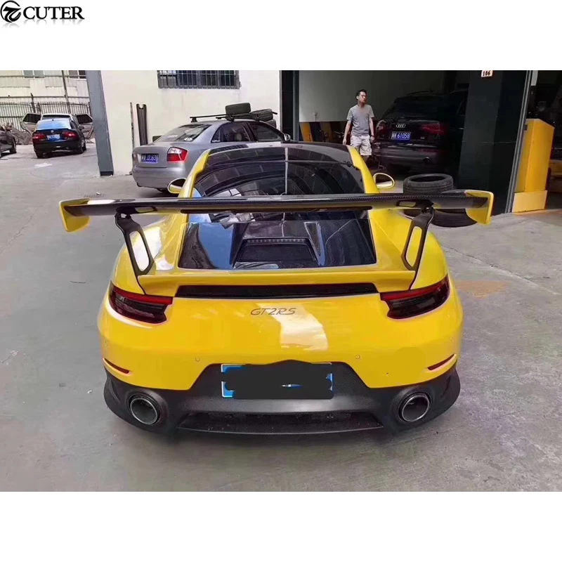911 991.1 991.2 GT2 RS Стиль Carbon Fiber Frp Задний спойлер Крыло для Porsche Carrera 10-18