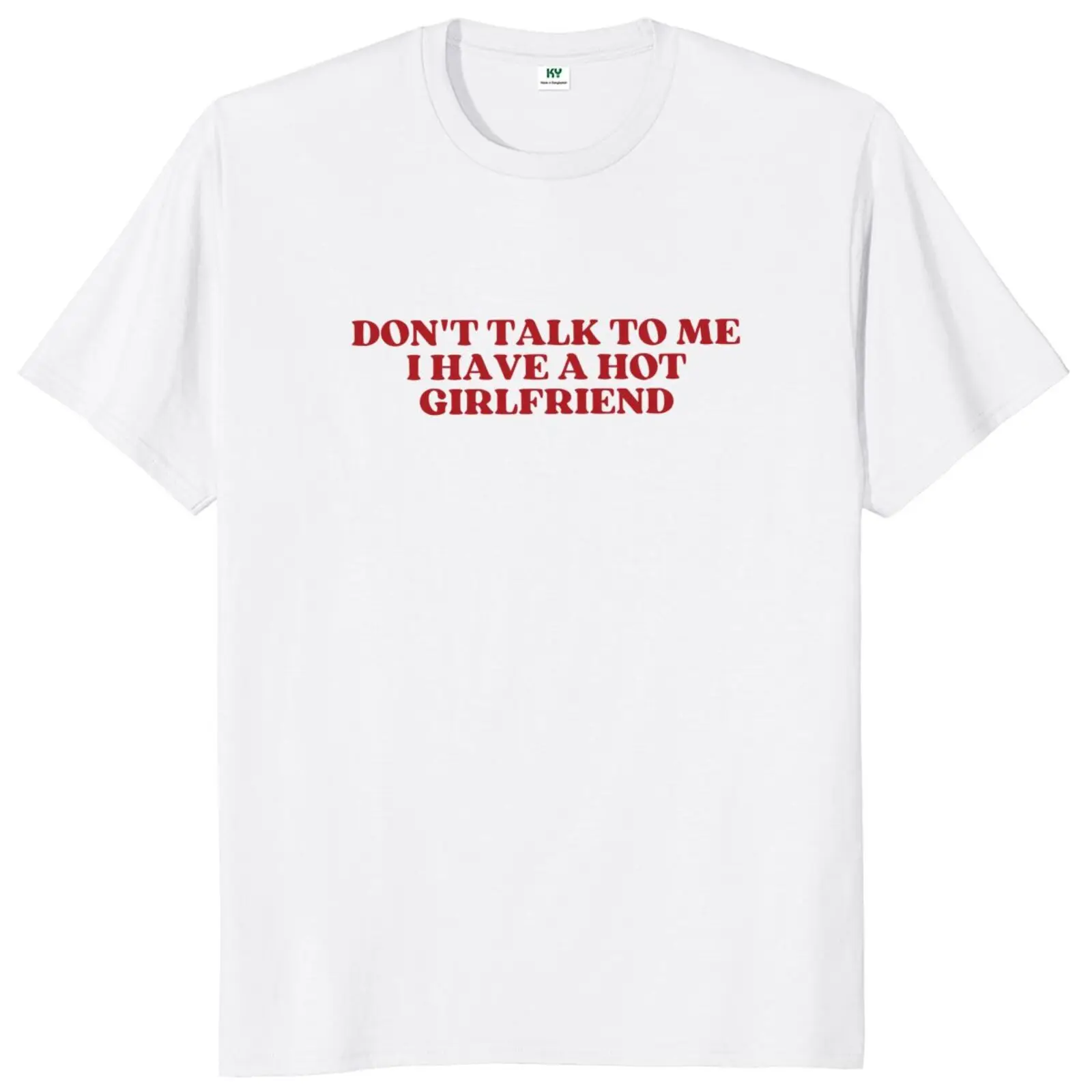 Футболка унисекс Don't Talk со мной 100% хлопок европейские размеры