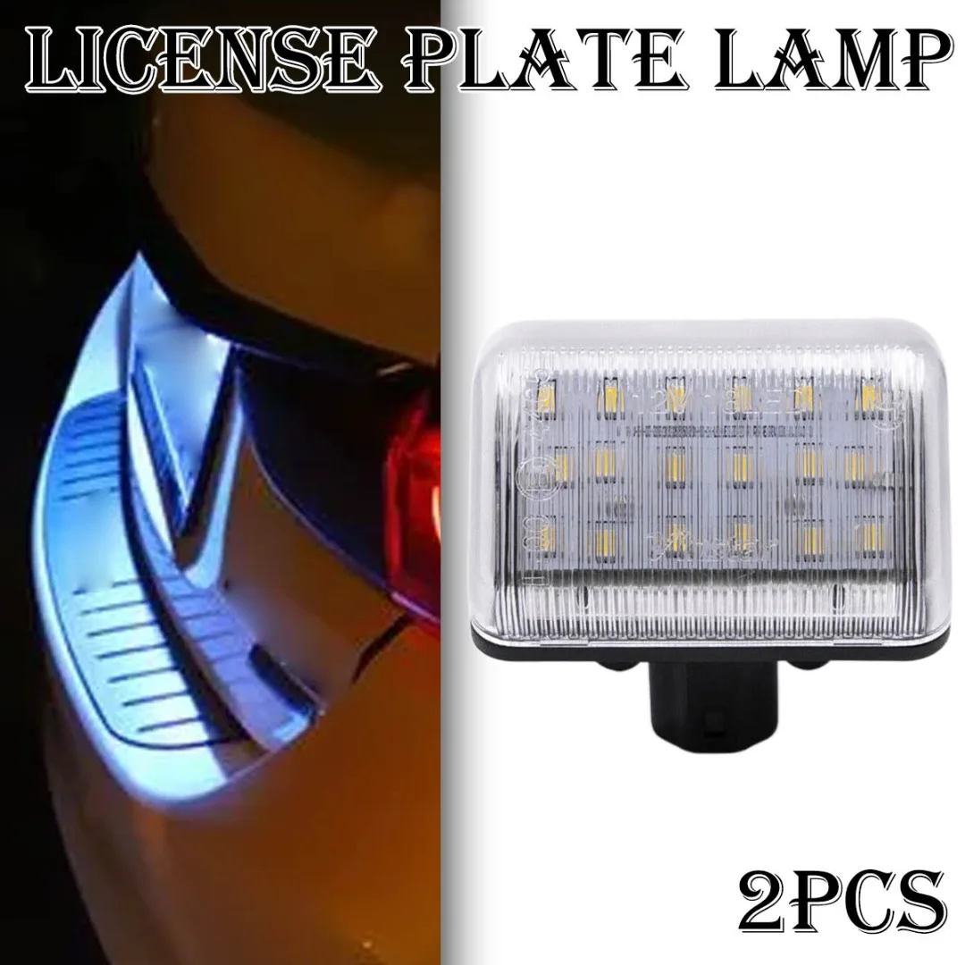2 шт. 18-SMD светодиодные огни для номерного знака без ошибок 6000K-6500K ксеноновая белая Автомобильная сигнальная лампа для Mazda6 универсал 2008-2015