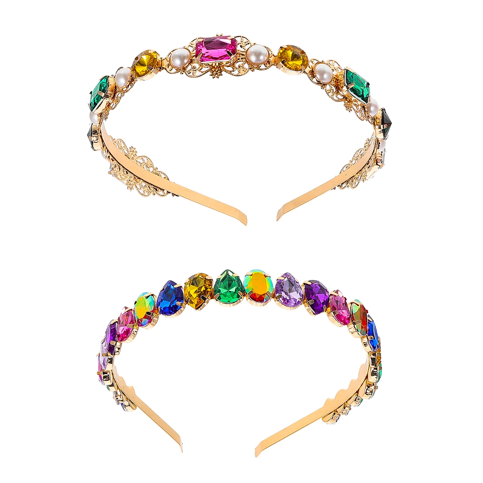 

2 шт., Женская металлическая лента для волос