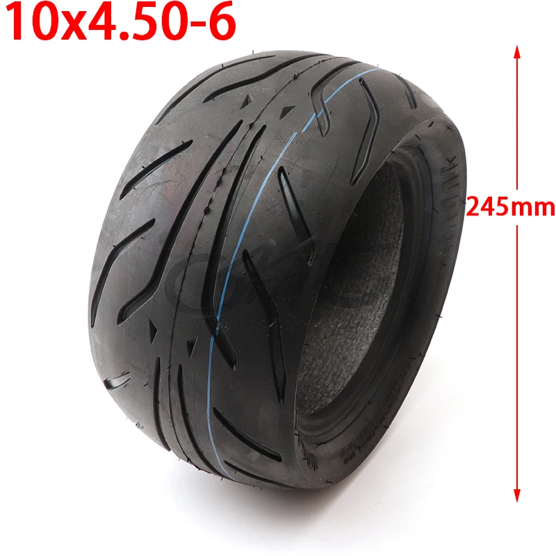 

10 Inch 4PR Tubeless Tyre 10x4.50-6 Load 100Kg Infation Vacuum Tire 345KPa for Electric Scooter Electric Bicycle Road Wheel