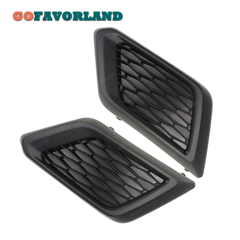 

Pair Front Left Right Side Fog Light Cover Black Plastic 622574BA0A 622564BA0A For Nissan Rogue 2014 2015 2016