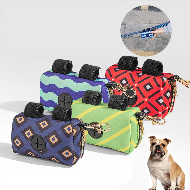 

Portable Dog Poop Bag Dispenser Pouch Pet Puppy Cat Pick Up Poop Bag Holder Pets Supplies Garbage Shit Bags Poop Bag