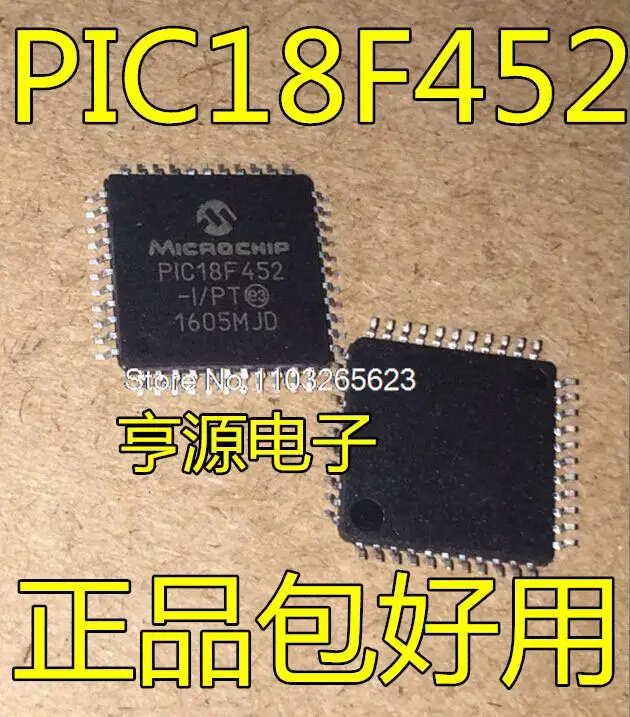 

5 шт./партия PIC18F452-I/PT 4520-I/PT 18LF4520-I/PT QFP 452-I/L PLCC