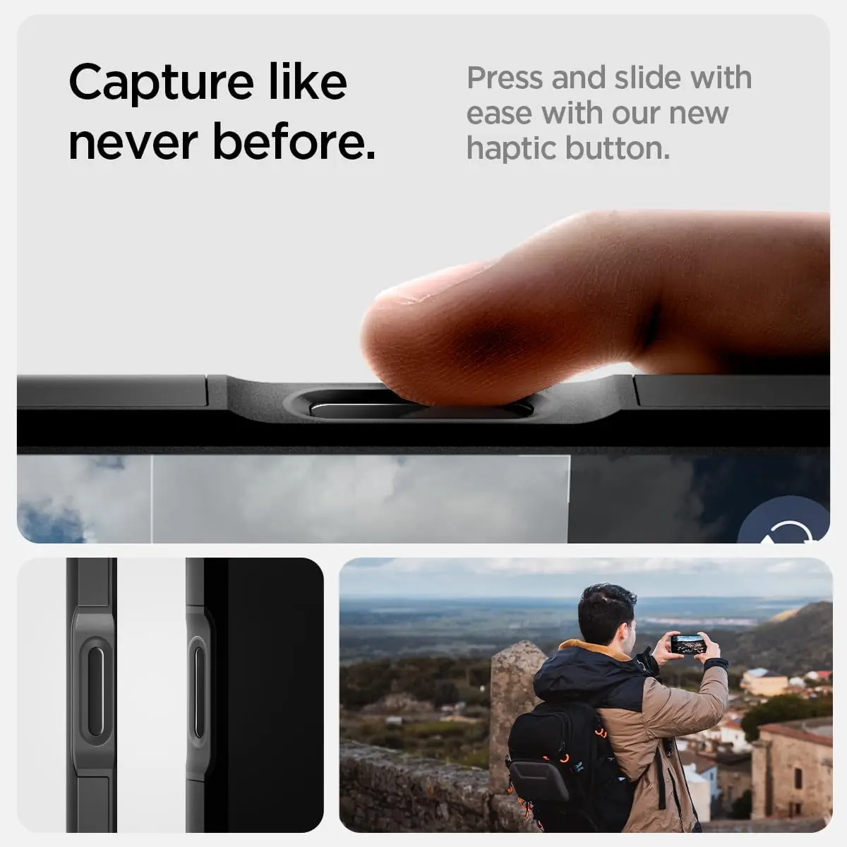 Чехол MagFit Magsafe Spigen Tough Armor T (Ai) для iPhone 16 Pro Max/16 с кнопкой управления камерой