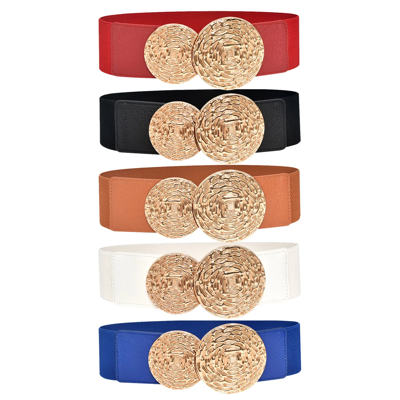 

Ремень для мужчин и женщин, винтажный эластичный пояс для платьев, шириной 2 дюйма, нейлоновый