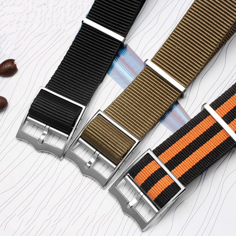 Military Nylon Watchband For Tudor Watch Strap 22mm French Troops Nato Zulu Parachute Bracelet Accessories 22mm
