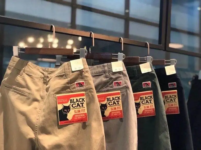 Хлопковые мужские брюки в стиле ретро