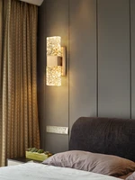 modern light luxury crystal wall lamp simple living room background wall bedside wall light