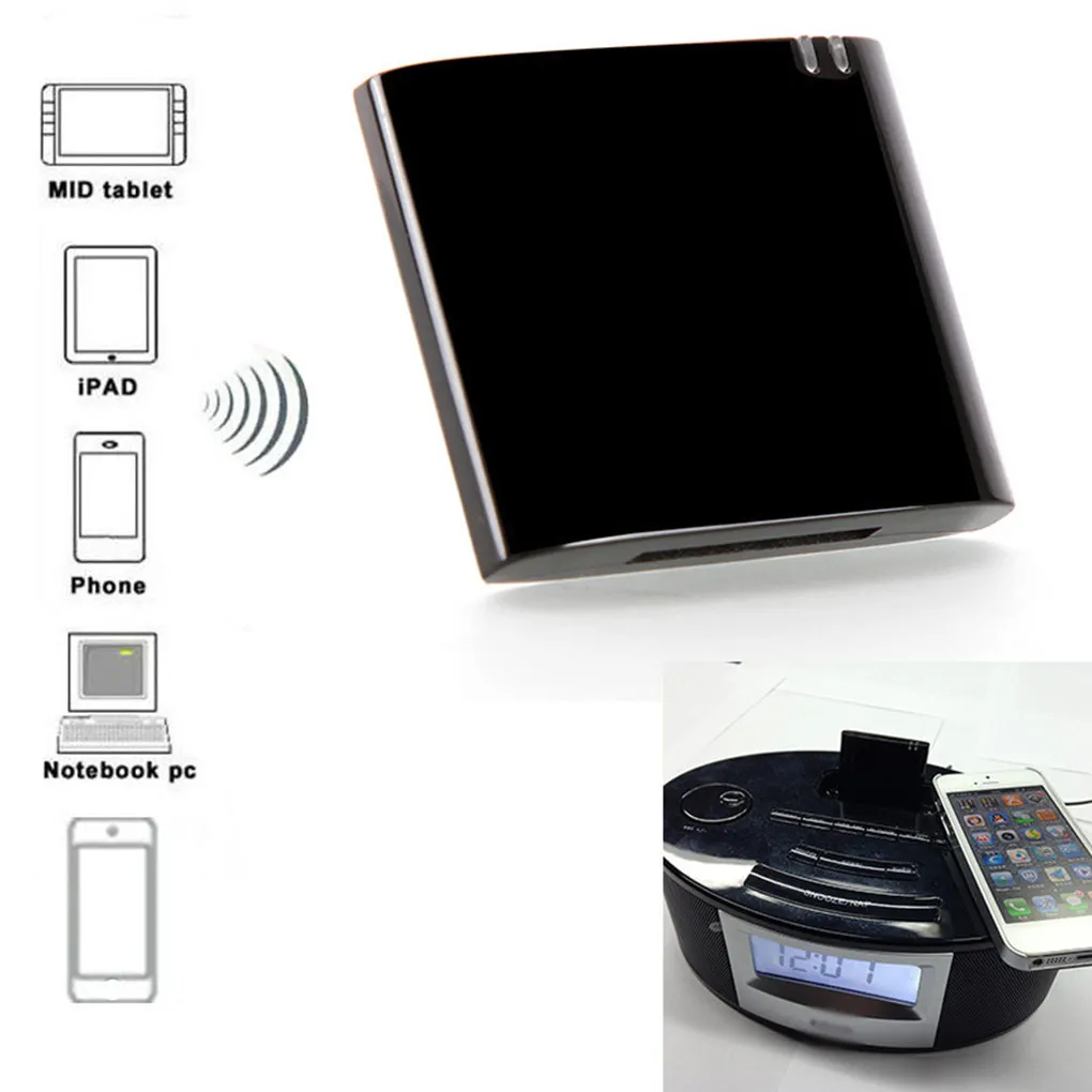 

Office Hotel Wired Speaker Fast Speed Bluetooth-compatible Receiver Bedroom Traveling Wireless 30pin Audio Adapter