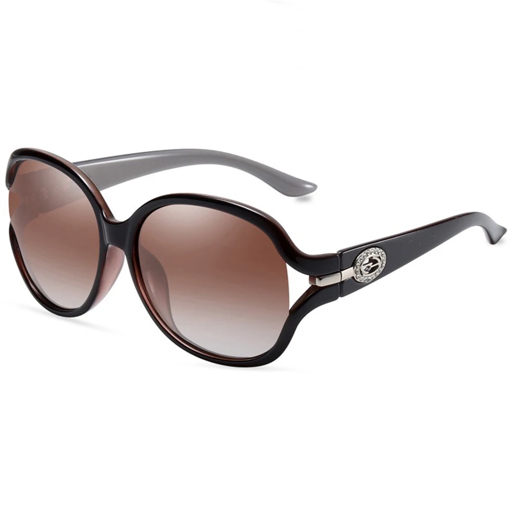 Большие поляризационные солнцезащитные очки для женщин модные винтажные