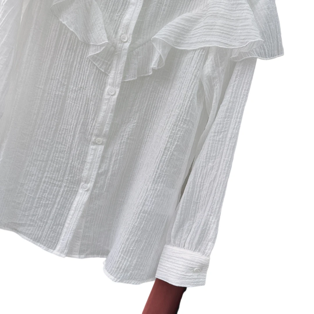 Женский топ с цветочным принтом и юбка завышенной талией