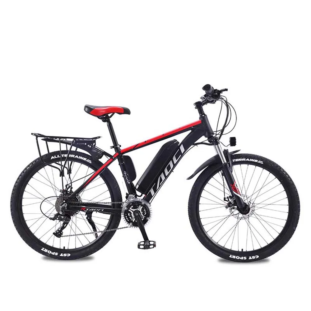 

26 Inch Electric Bicycle Lithium Battery E-Bike Silicone Comfortable Saddle High Speed Motor Double Disc Brake Mountain Bike