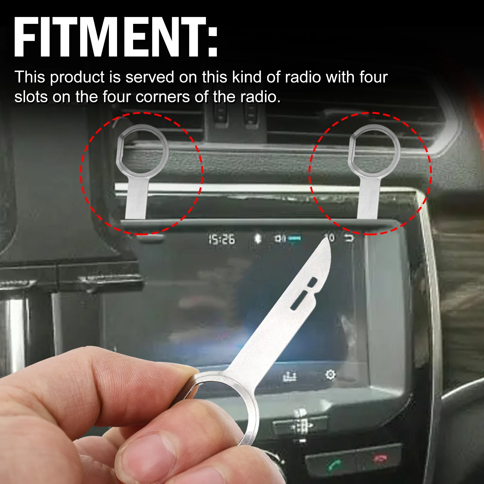 Автомобильный радиоприемник для снятия ключа инструмент стайлинга Audi Honda Mercedes Benz