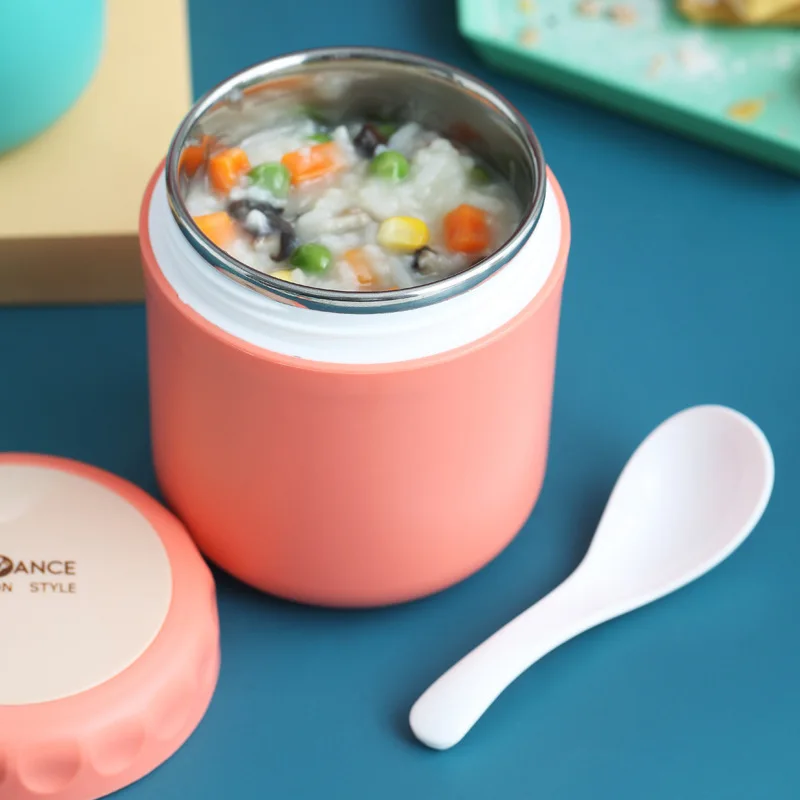 

430ml Stainless Steel Lunch Box Food Thermal Jar Insulated Soup Thermos Containers Thermo Keep Hot School Children Bento Kids