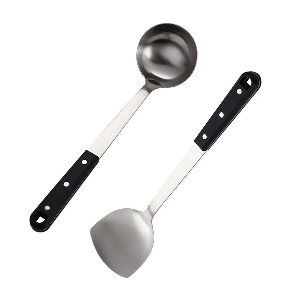 

1 Set of Kitchen Cooking Spatula Spoon Ladle Stainless Steel Kitchen Cookware