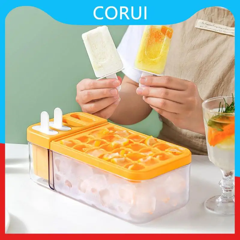 

Without Bisphenol A Ice Cubes Are Easy To Release Kitchen Tool Accessories Multifunctional Zoning Design Ice Tray Food Grade