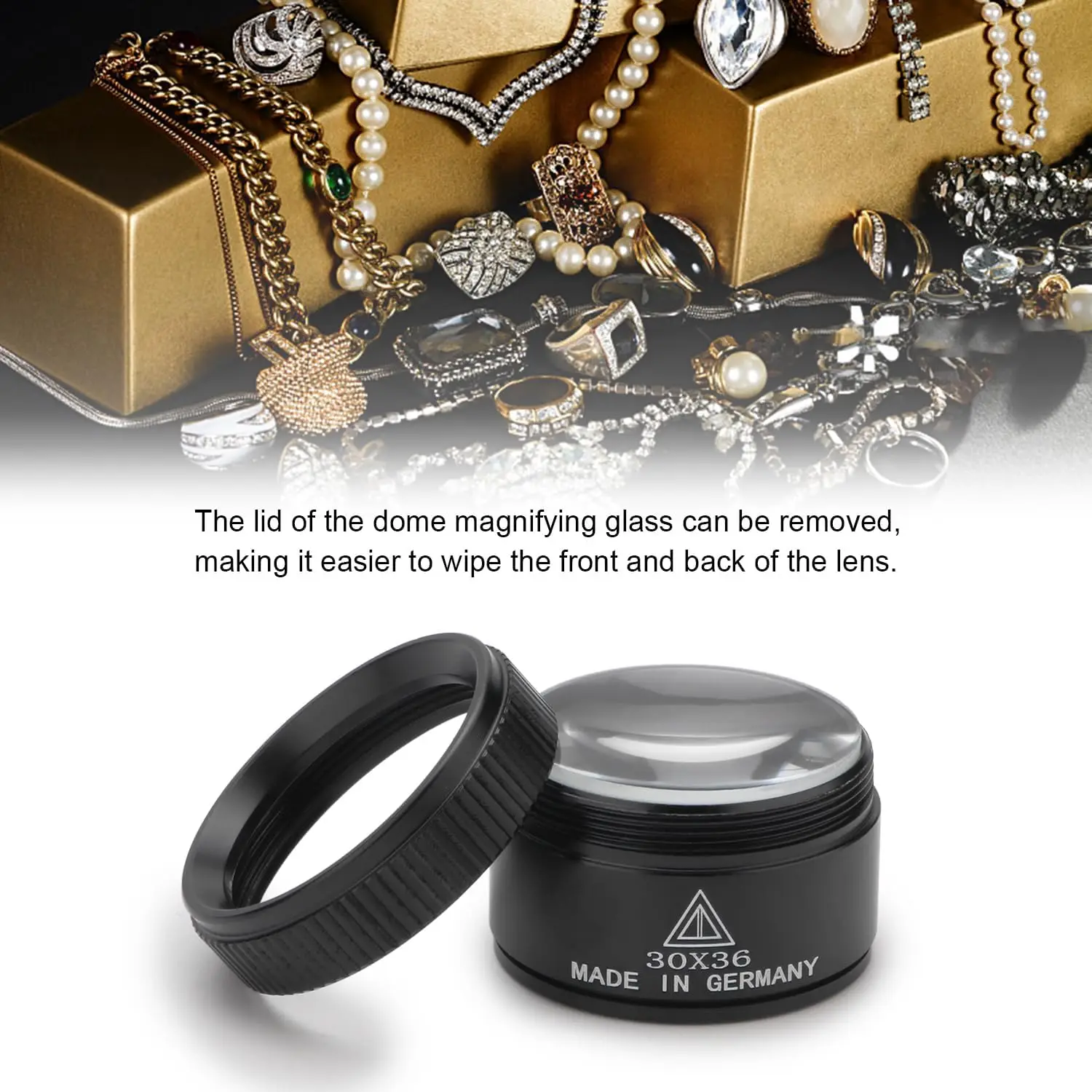 30X портативная Карманная Лупа для чтения оптика лупы Настольная мини петля